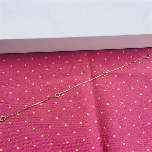 Guldankelkæde 8kt 27cm