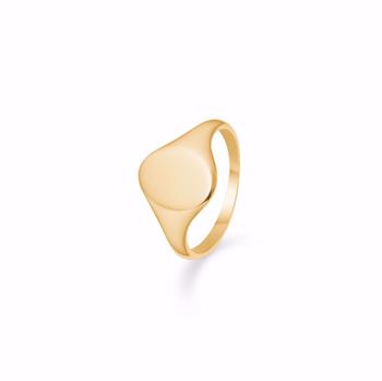 Signet Guld ring - 8 kt.