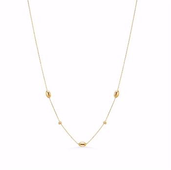 Guld Collier 8kt 45cm