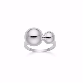 Sophia kugle sølv ring
