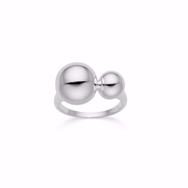 Sophia kugle sølv ring
