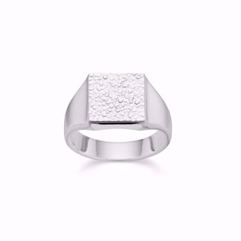 Arne Nordlie herrering i sølv med sort rhodium