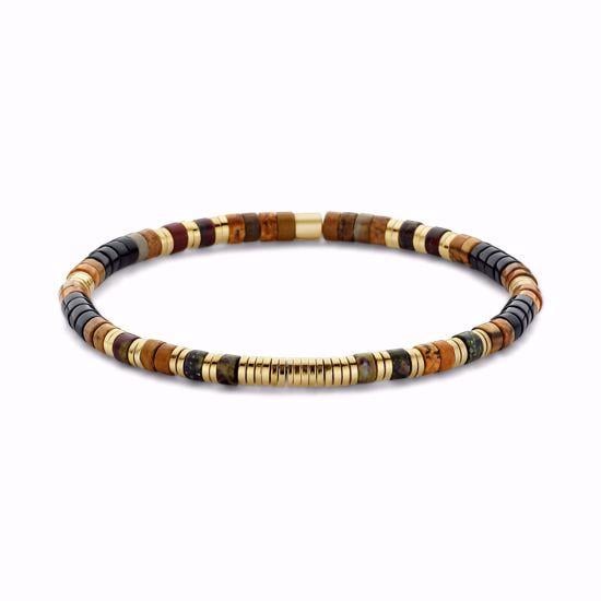 Frank armbånd med agat perler