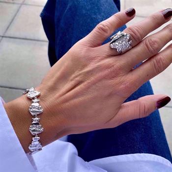 Sølvarmbånd 20,5cm