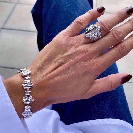 Sølvarmbånd 20,5cm