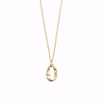 Guld & Sølv Design 8 karat guldvedhæng med 45 cm kæde
