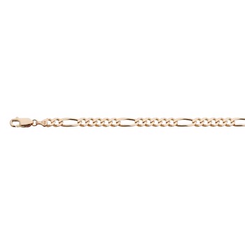Figaro kæde i 18 karat guld - 3,63 x 1,65 mm i flere længder