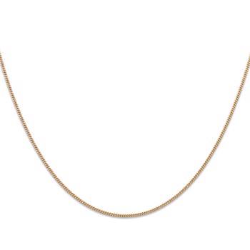 Smuk og klassisk Panser kæde i 18 karat guld fra Måler 1,60 x 0,80 mm x 36-80 cm