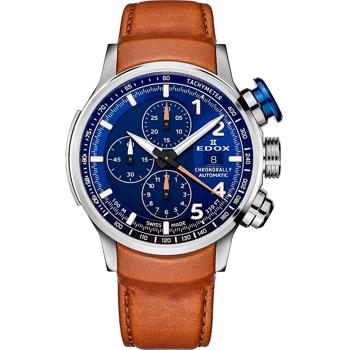 Edox Chronorally Automatic Stål Selitta SW 500 automatik chronograph Herre ur