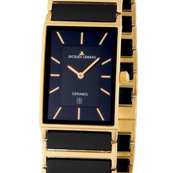 Jacques Lemans York Keramik Batteridrevet quartz herre ur, model 1-1593.1G