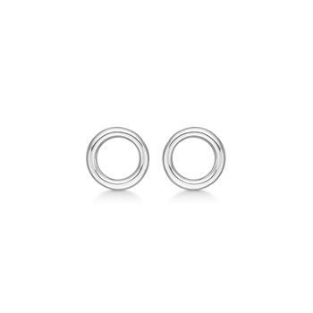 Støvring Design's Smukke og enkelte cirkel ørestikker, Ø 8 mm
