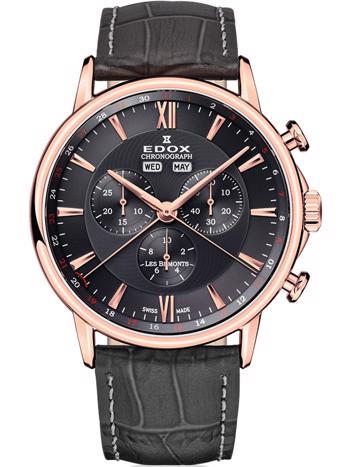Les Bémonts Rosé guld Herre ur fra Edox, 10501-37R-GIR