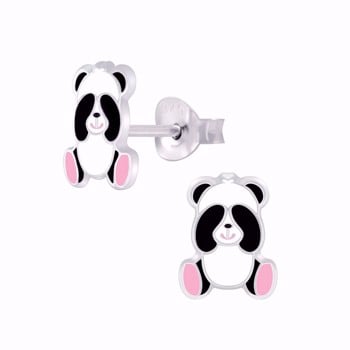 Panda sterling sølv øreringe fra Guld & Sølv Design