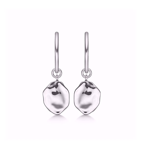 Sterling sølv øreringe fra Guld & Sølv Design