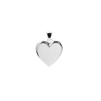 Aagaard sødt hjerte vedhæng i sølv 11,5 x 13 cm 