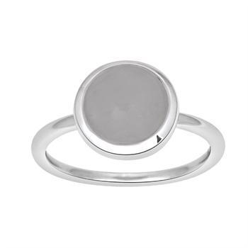 Nordahl Sweets52 sterling sølv fingerring med blank overflade, model 129007