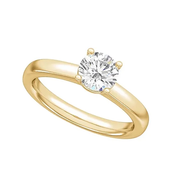 14 kt rødguld Classic Luxury by Siersbøl, med i alt 1,0 ct Top Wesselton / SI