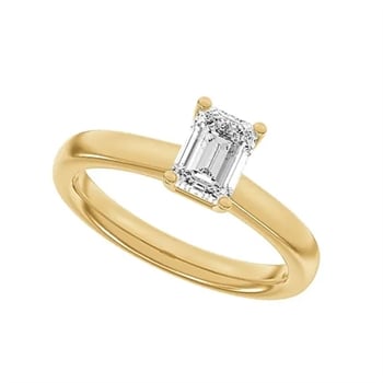 14 kt rødguld Classic Luxury by Siersbøl, med i alt 1,0 ct Top Wesselton / SI