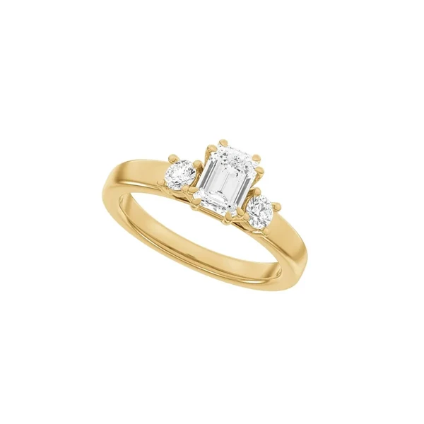 14 kt rødguld Modern Luxury by Siersbøl, med i alt 1,33 ct Top Wesselton / SI