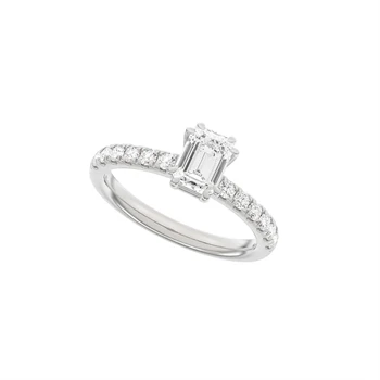 14 kt hvidguld Modern Luxury by Siersbøl, med i alt 1,4 ct Top Wesselton / SI
