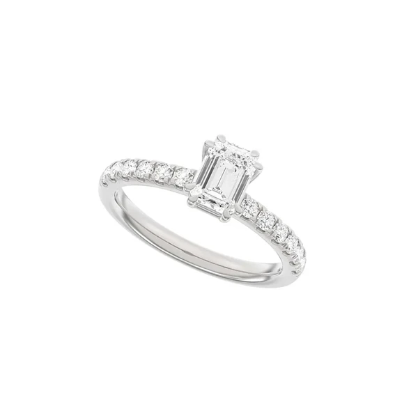 14 kt hvidguld Modern Luxury by Siersbøl, med i alt 1,4 ct Top Wesselton / SI