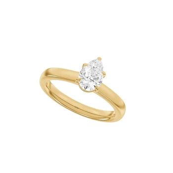 14 kt rødguld Modern Luxury by Siersbøl, med i alt 1,0 ct Top Wesselton / SI
