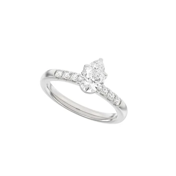 14 kt hvidguld Modern Luxury by Siersbøl, med i alt 1,4 ct Top Wesselton / SI