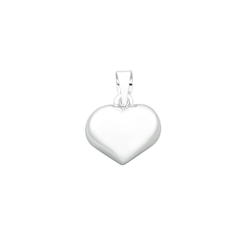 Sødt lille buttet hjerte vedhæng, måler 11 x 10 mm fra Støvring Design