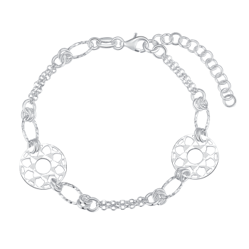 Sølv armbånd, fra Støvring design