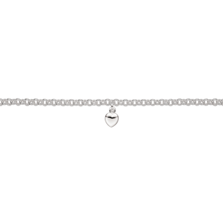 Støvring Design sterling sølv armbånd, hjerte med blank overflade, model 15190928