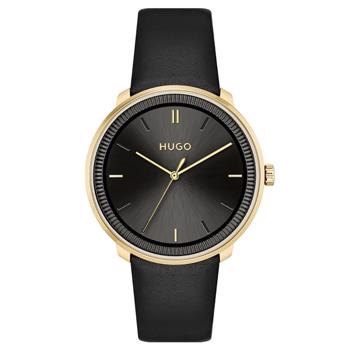 Hugo Boss Fluid Forgyldt stål Batteridrevet quartz herre ur, model 1520026