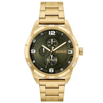 Hugo Boss Grip Forgyldt stål Batteridrevet quartz herre ur, model 1530277