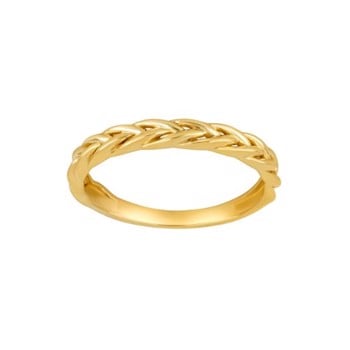 Siersbøl's Smuk flettet ring i 8 karat guld fra Siersbøl