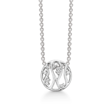Støvring Design sterling sølv Collier,  med blank overflade, model 16223502
