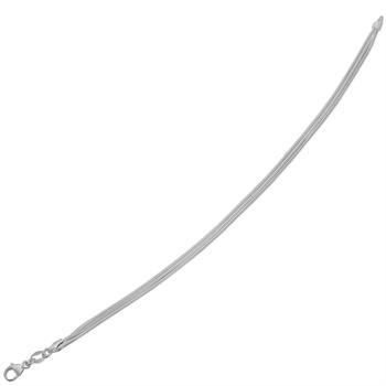 Støvring Design's Super elegant armbånd af tre slangekæder, 18 cm