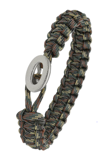 Camouflage From Soldier to Soldier armbånd med Soldier Brushed stållås – Aagaard