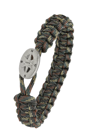 Camouflage From Soldier to Soldier armbånd med Soldier Compass stållås – Aagaard
