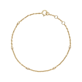 Armbånd dia. 0,025ct W.SI., 8 karat