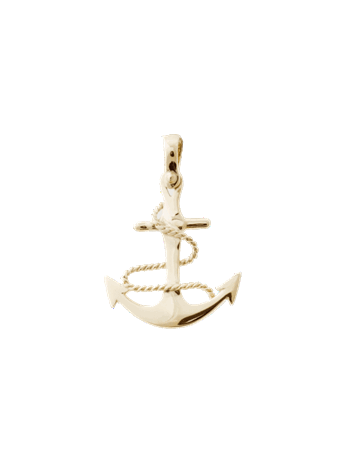 Vedhæng anker, 8 karat