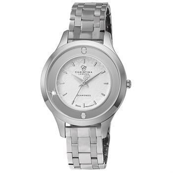 Christina Collection Womens Collect smykke ure blank stål Schweizisk quartz dame smykkeur