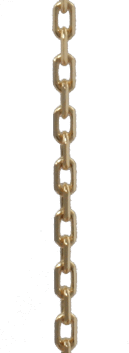 Anker facet kæde 45/45, 8 karat