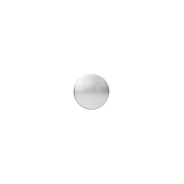 Nordahl\'s PIERCE52 ørestik i rhodinret sterling sølv med rund plade