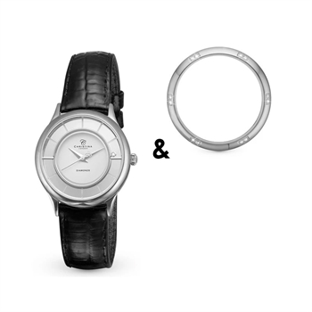 Christina Collection dame smykkeur - med extra krans