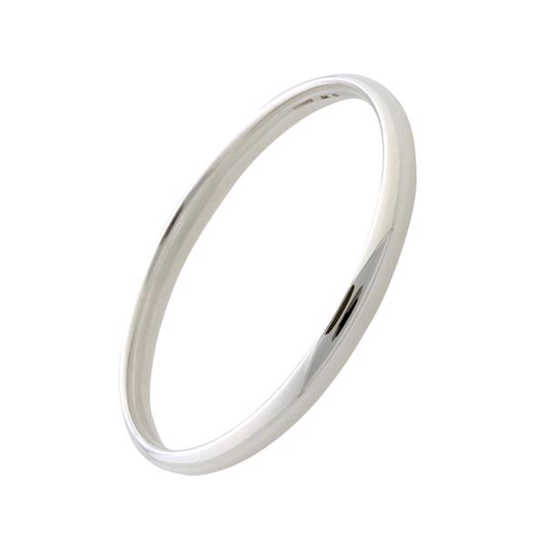 Randers Sølv\'s Elegant håndlavet armbånd i massiv sølv - 5,5 mm