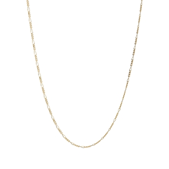 Figaro kæde 1,55/46cm 8 karat guld