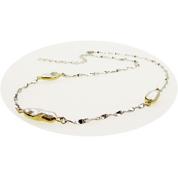 San - Links of joy, Pearls rhodineret sterling sølv Collie med ferskvandsperle