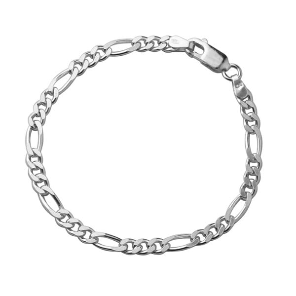 Sølv Chunky Figaro Armbånd, Jeberg Jewellery