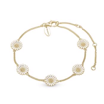 Christina Jewelry Marguerites forgyldt sterling sølv armbånd