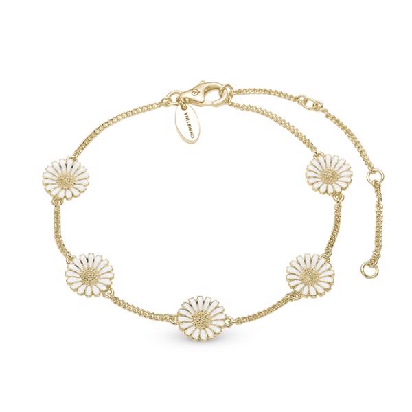 Christina Jewelry Marguerites forgyldt sterling sølv armbånd