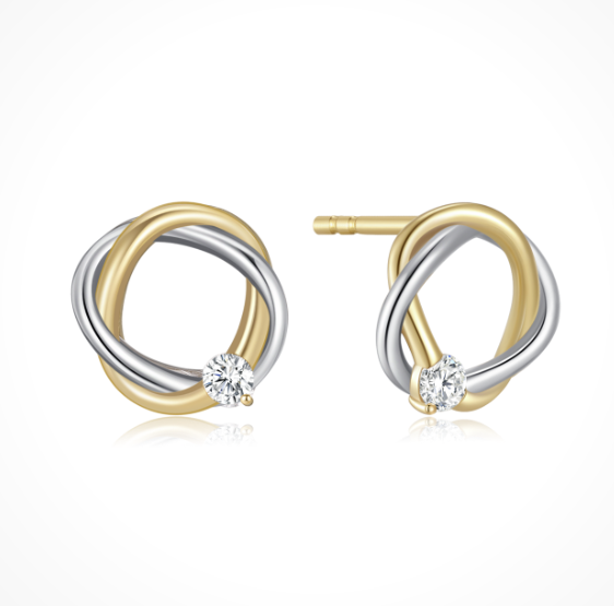 Guld ørestikker, fra Støvring Design